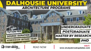 Dalhousie University Architecture Programs