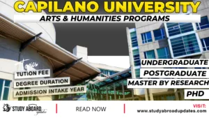 Capilano University Arts & Humanities Programs