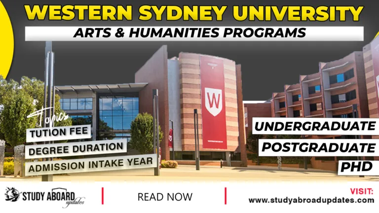 Arts & Humanities