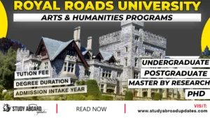 Royal Roads University Arts & Humanities Programs