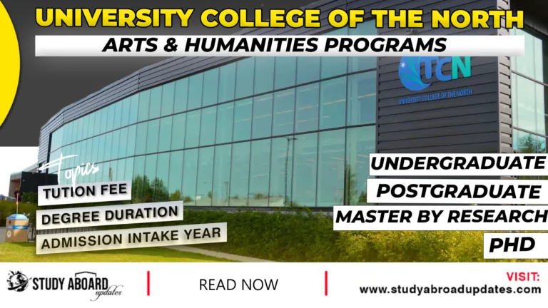 University College of the North Arts & Humanities Programs