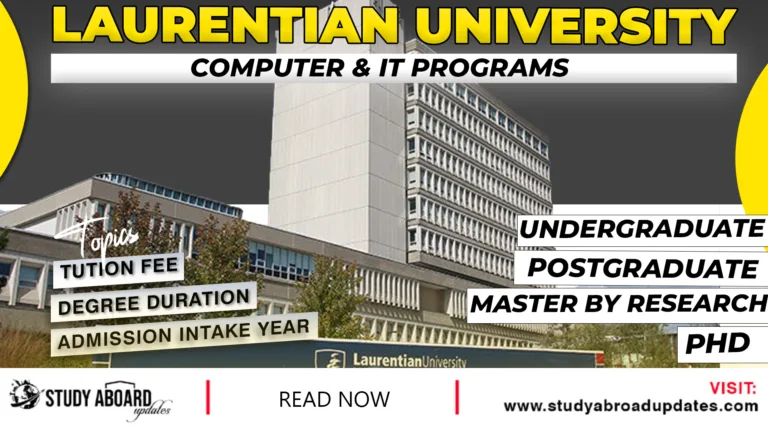 Laurentian University Computer & IT Programs