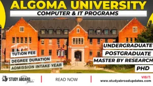 Algoma University Computer & IT Programs