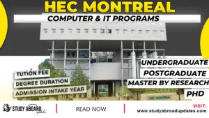 HEC Montreal Computer & IT Programs