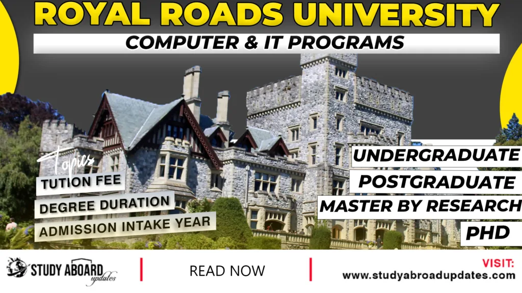 Royal Roads University Computer & IT Programs