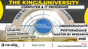 The King's University Computer & IT Programs