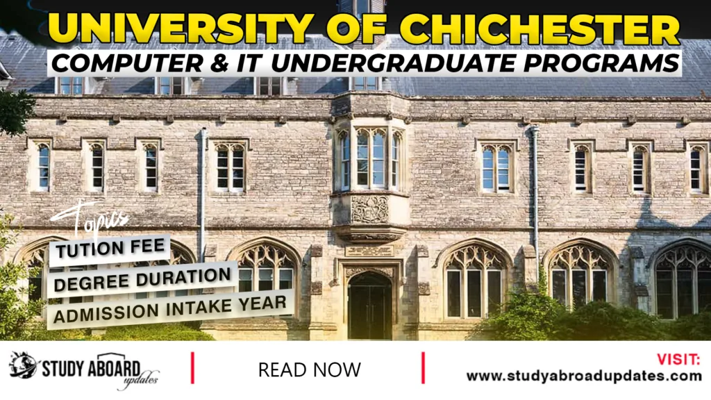 University of Chichester Computer & IT Undergraduate Programs