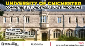University of Chichester Computer & IT Undergraduate Programs