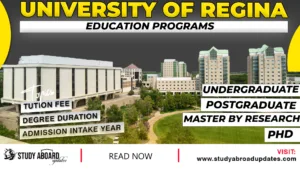 University of Regina Education Programs