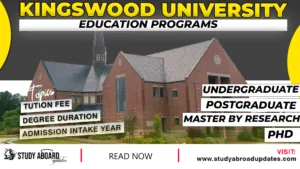 Kingswood University Education Programs