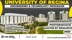 University of Regina Engineering & Technology Programs