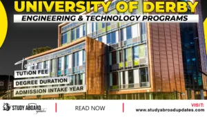 University of Derby Engineering & Technology Programs