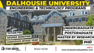 Dalhousie University Engineering & Technology Programs