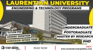Laurentian University Engineering & Technology Programs