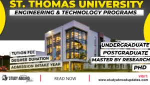St. Thomas University Engineering & Technology Programs