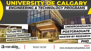 University of Calgary Education Programs