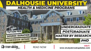 Dalhousie University Health & Medicine Programs