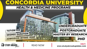 Concordia University Health & Medicine Programs