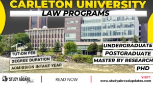 Carleton University Law Programs