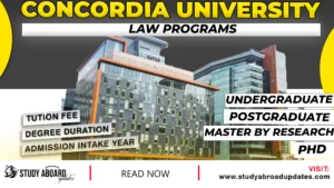 Concordia University Law Programs