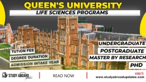 Queen's University Life Sciences Programs