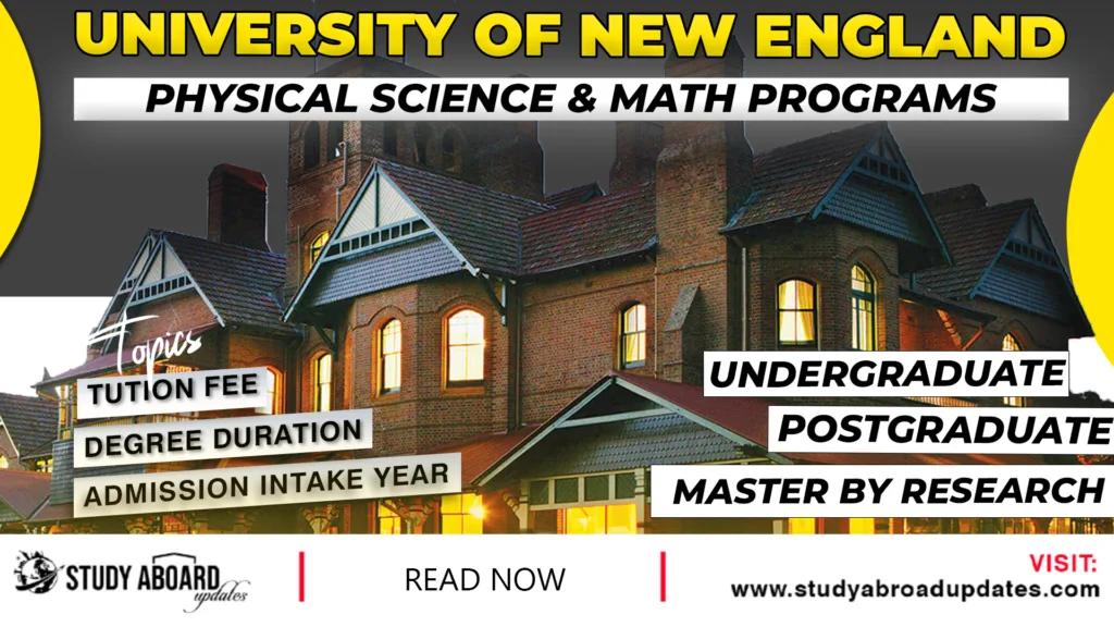 Physical Science & Math