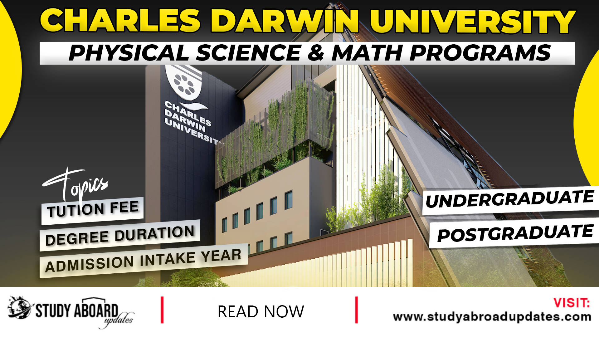 Charles Darwin University Physical Science & Math Programs