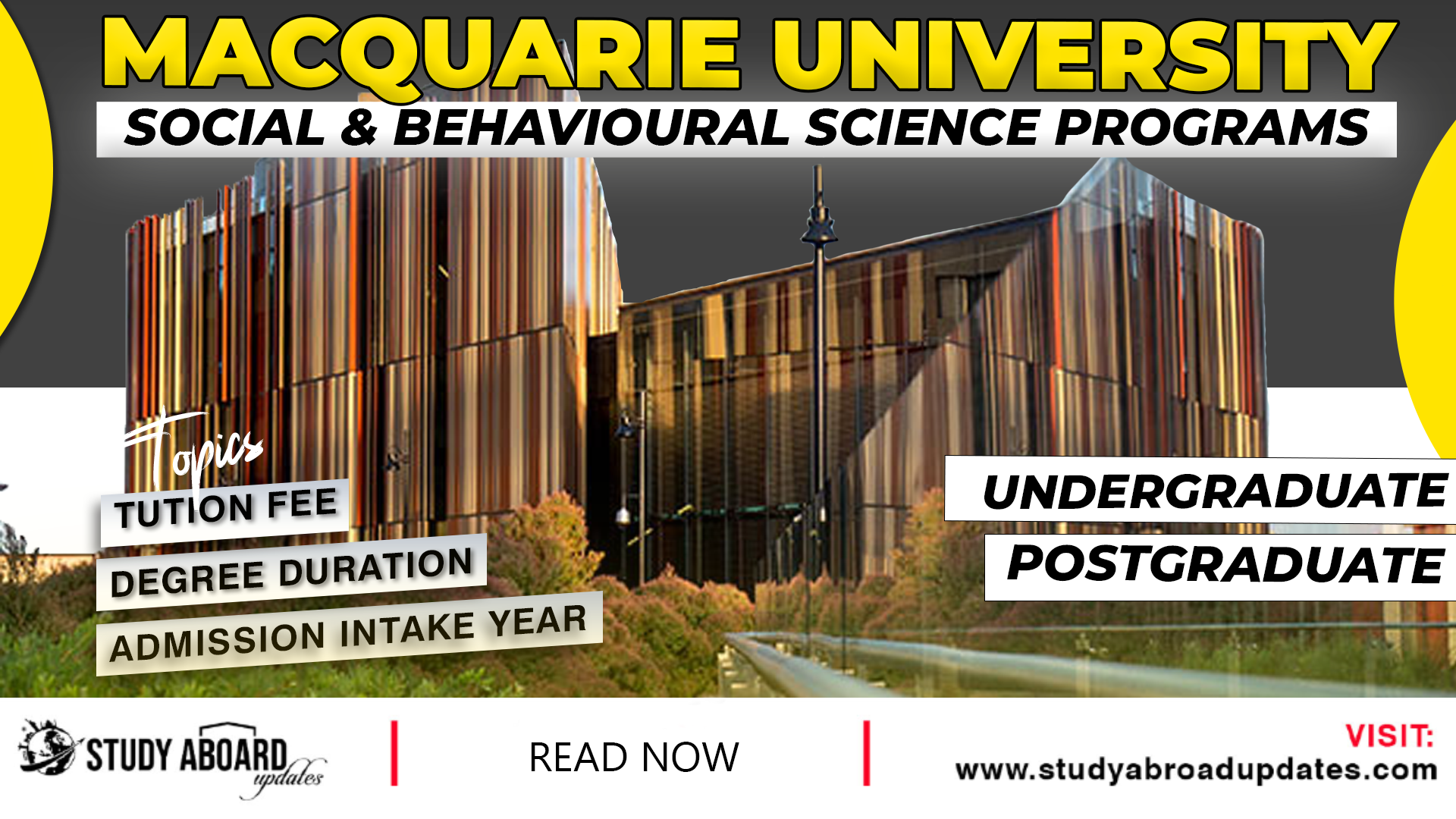 Macquarie University Social Behavioural Science Programs