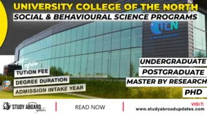University College of the North Social & Behavioural Science Programs