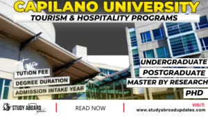 Capilano University Tourism & Hospitality Programs