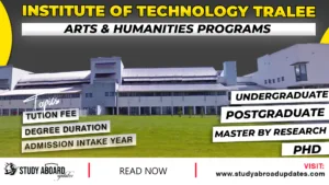 Institute of Technology Tralee Arts & Humanities Programs