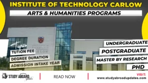 Institute of Technology Carlow Arts & Humanities Programs