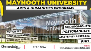 Maynooth University Arts & Humanities Programs