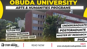 Óbuda University Arts & Humanities Programs