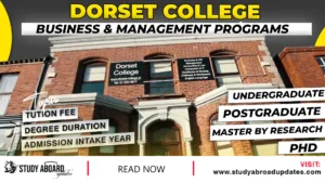Dorset College Dorset College Business & Management Programs