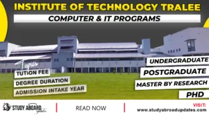 Institute of Technology Tralee Computer & IT Programs