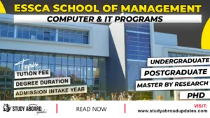 ESSCA School of Management Computer & IT Programs