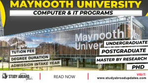 Maynooth University Computer & IT Programs