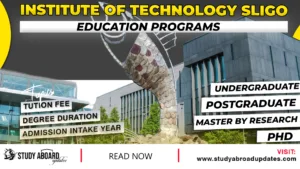 Institute of Technology Sligo Education Programs