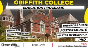 Griffith College Education Programs