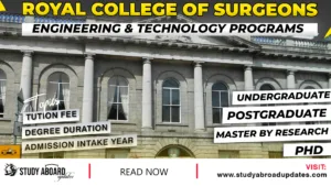 Royal College of Surgeons Engineering & Technology Programs