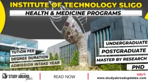 Institute of Technology Sligo Health & Medicine Programs