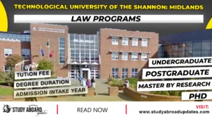 Technological University of the Shannon: Midlands Law Programs