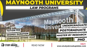Maynooth University Law Programs