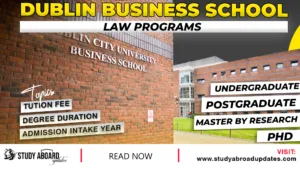 Dublin Business School Law Programs