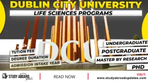 Dublin City University Life Sciences Programs