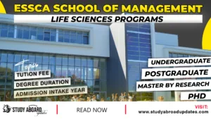 ESSCA School of Management Life Sciences Programs