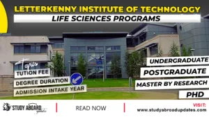 Letterkenny Institute of Technology Life Sciences Programs