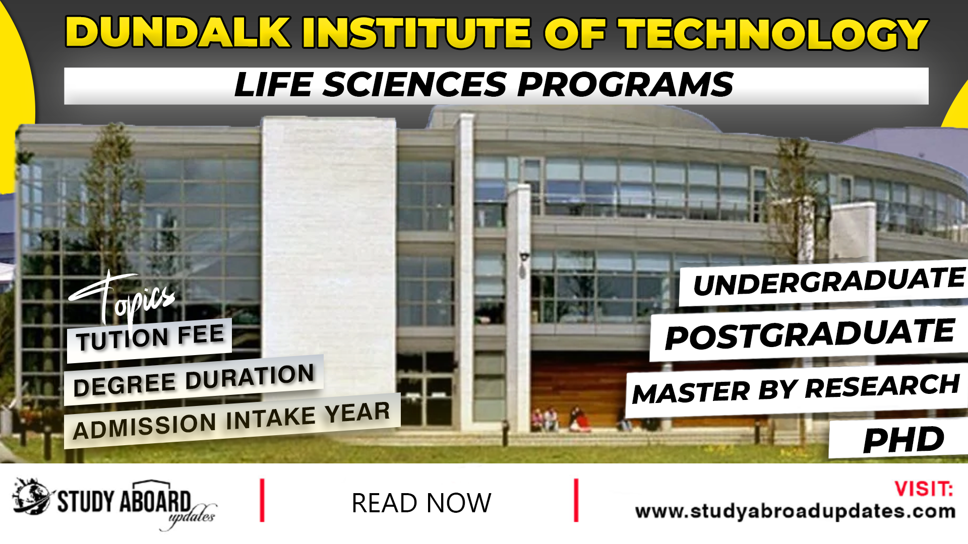 Life Science Program Dundalk Institute of Technology Life Sciences Programs