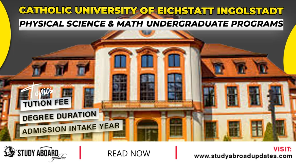 Physical Science & Math Undergraduate